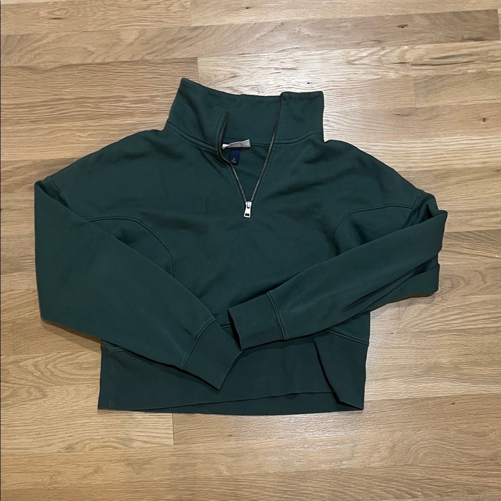 Universal Thread Green Half-Zip Sweater
